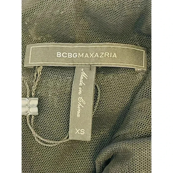 BCBGMAXAZRIA  Betty Black sequin cocktail Dress size XS NWOT - Picture 9 of 10